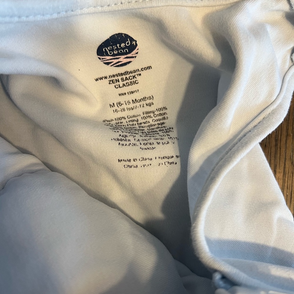 Nested Bean Sleep Sack M - Picture 3 of 3